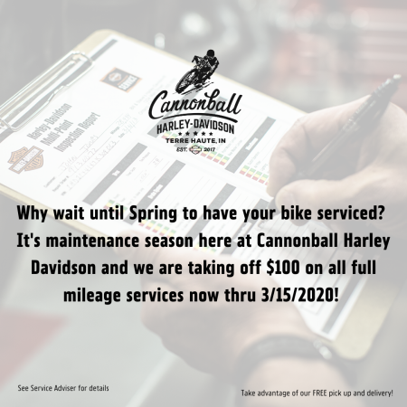 $100 Off All Full Mileage Service