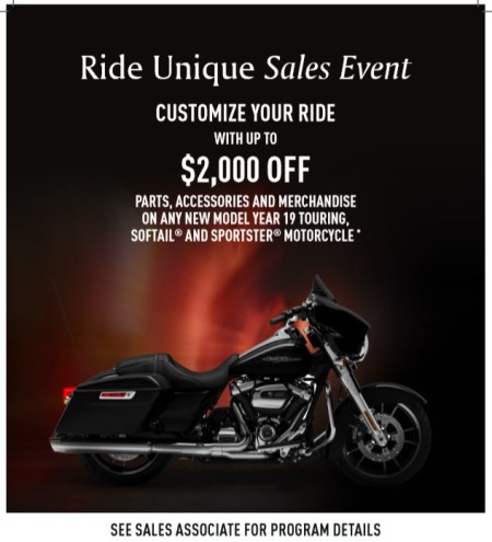 We Help You Customize Your Ride! Receive a $2k / $1250 P&A & GM Credit with Your New 2019 Purchase!