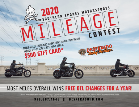 SSMS 2020 Mileage Contest