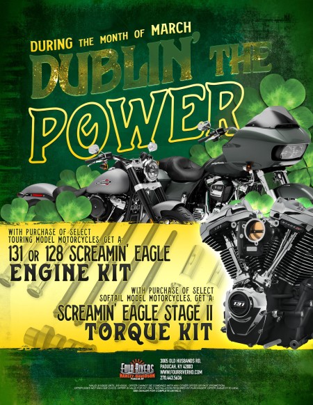 FREE 131 or 128 Screamin' Eagle Motor Kit