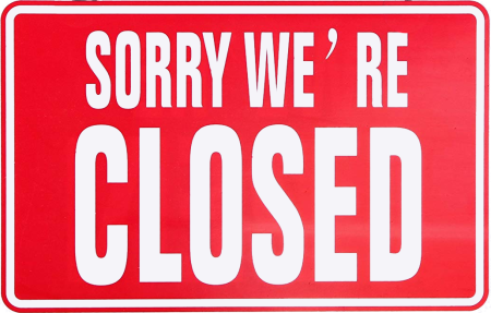 Closed for Easter