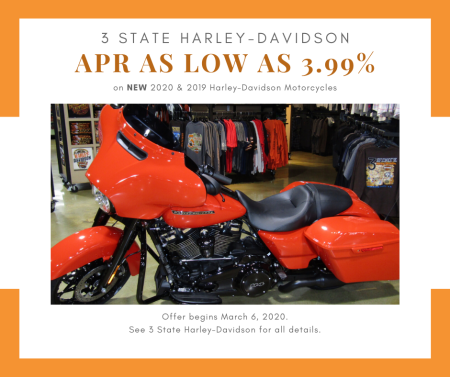 NEW Harley-Davidson Motorcycles - APR as low as 3.99%! Offer Begins March 6, 2020