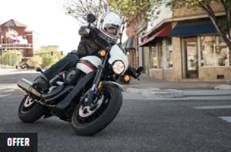 GET 5.49% APR(15) AND $0 DOWN(15) ON USED HARLEY-DAVIDSON STREET® MOTORCYCLES