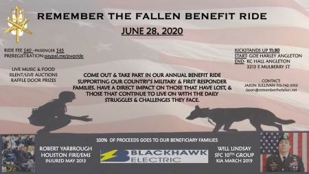 Remember the Fallen Benefit Ride
