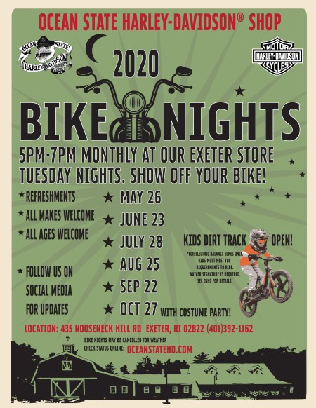Monthly Bike Nights in Exeter