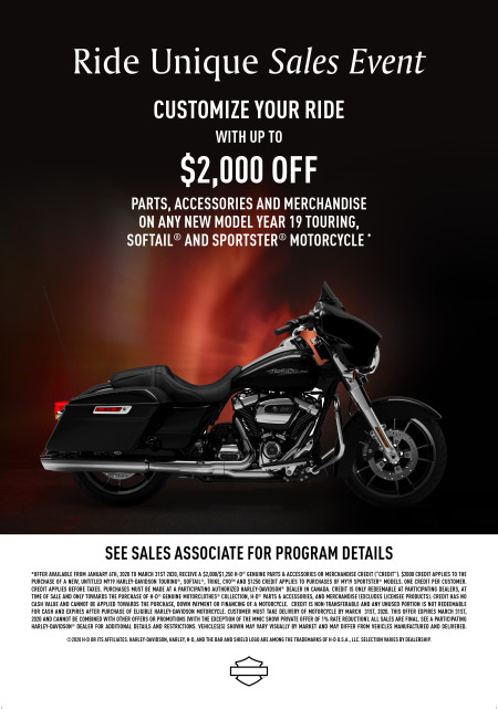 Ride Unique Sales Event