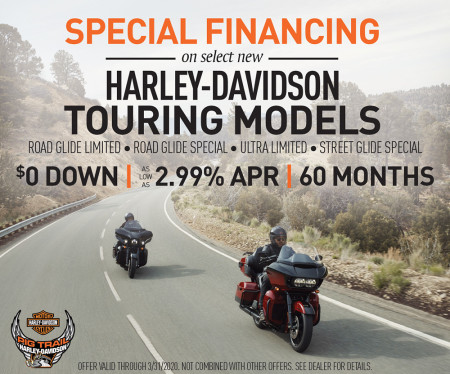 Special Financing on Select New H-D Touring Models