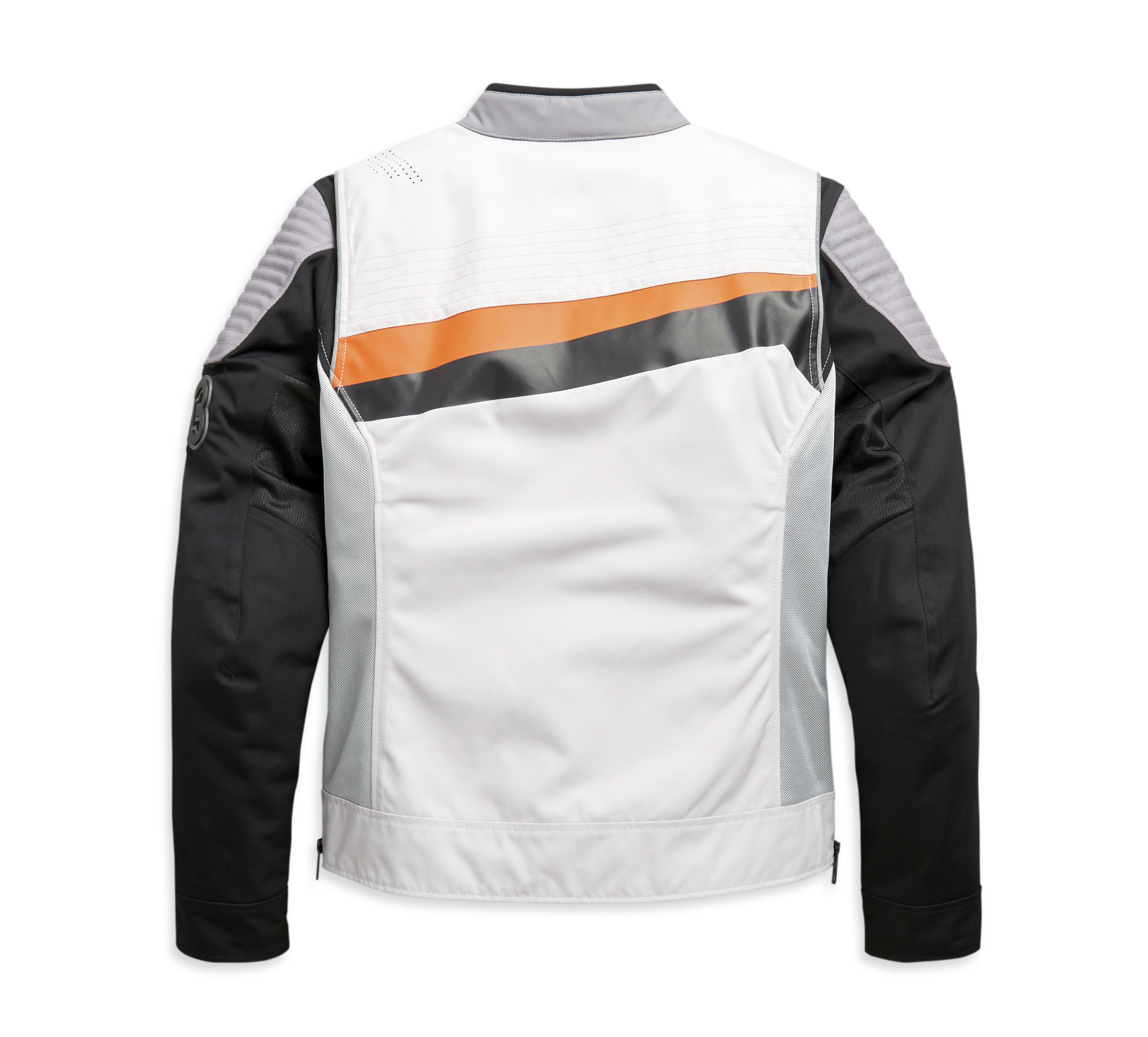 Colorblocked Sidari Mesh & Textile Riding Jacket