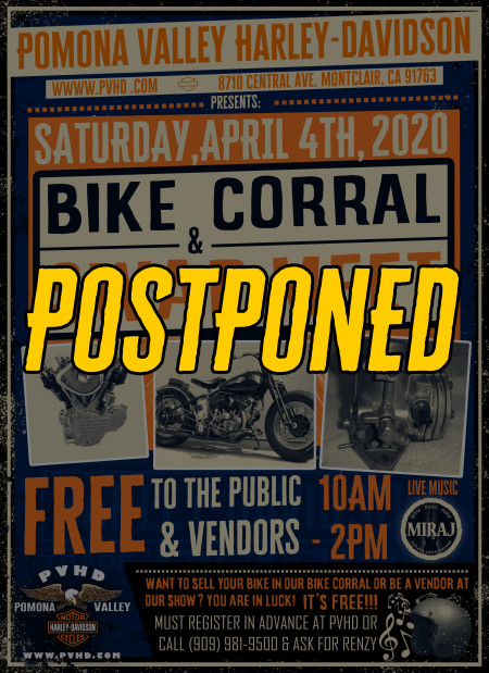 BIKE CORRAL & SWAP MEET