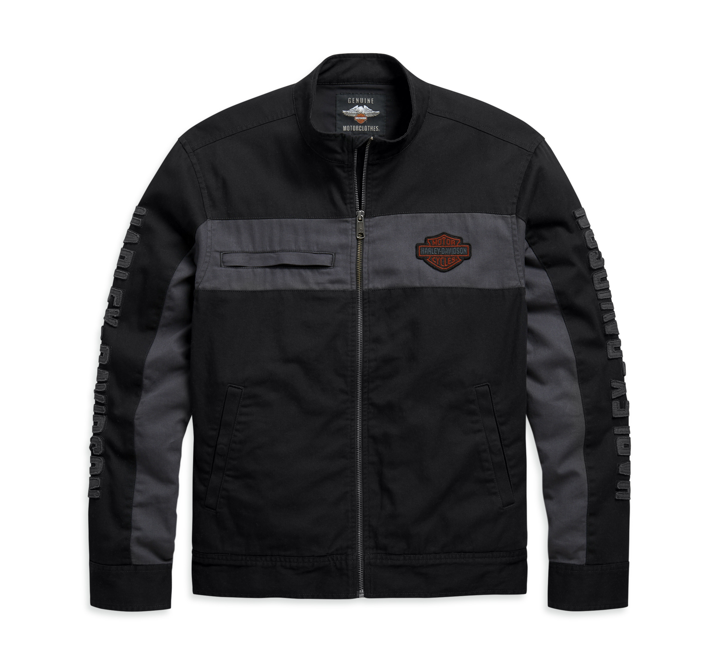 Black Copperblock Canvas Jacket