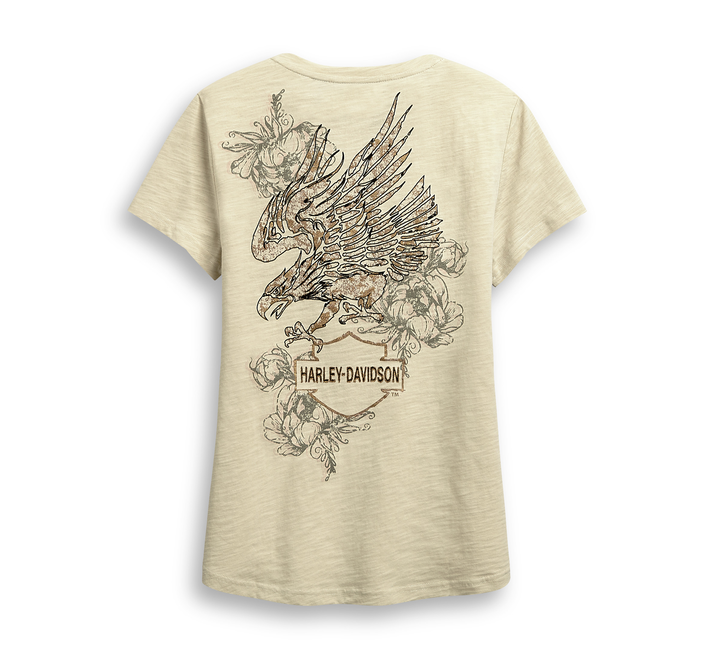 Women's Overcast Eagle & Roses Tee