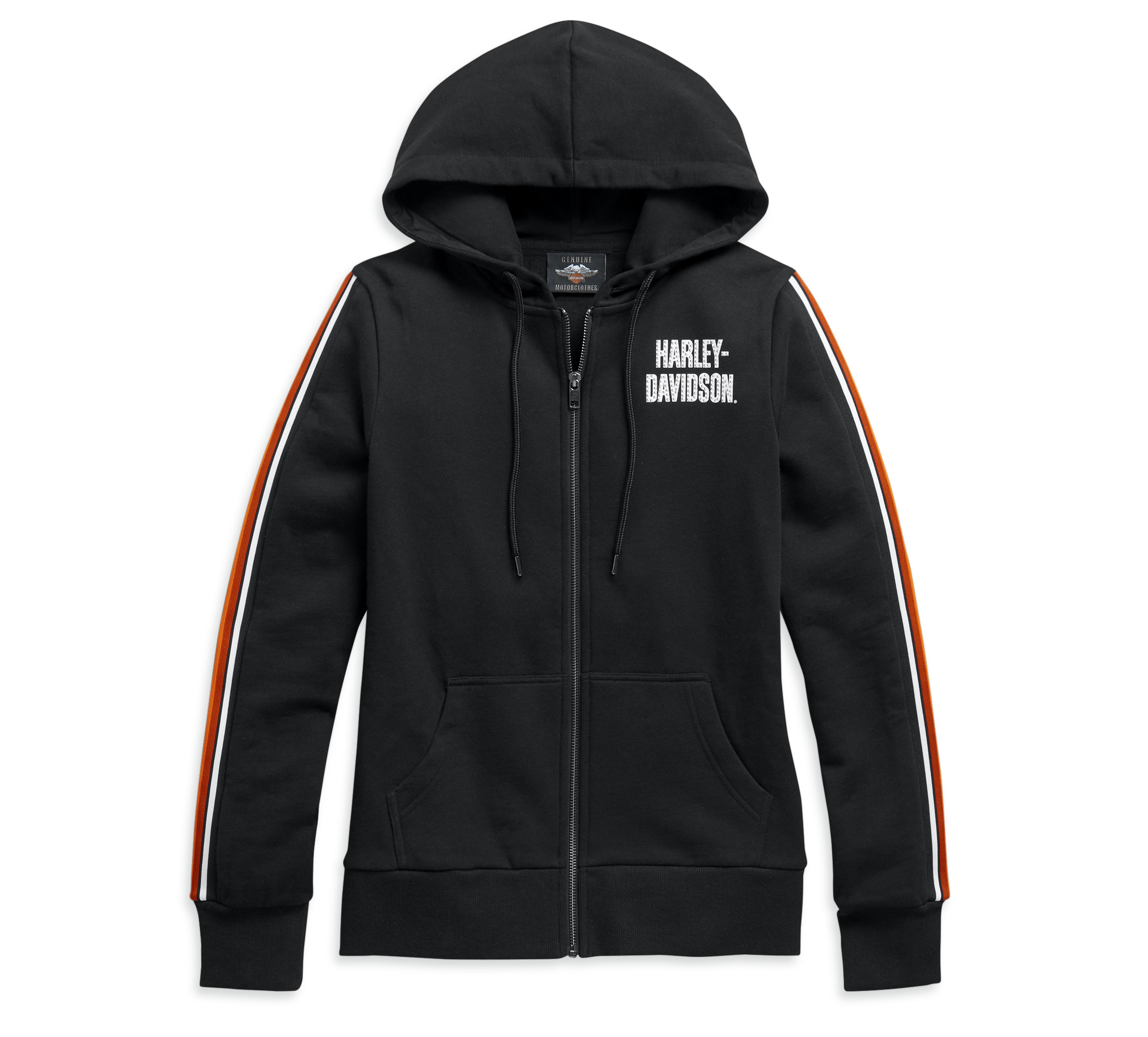 Black Sleeve Stripe Hoodie