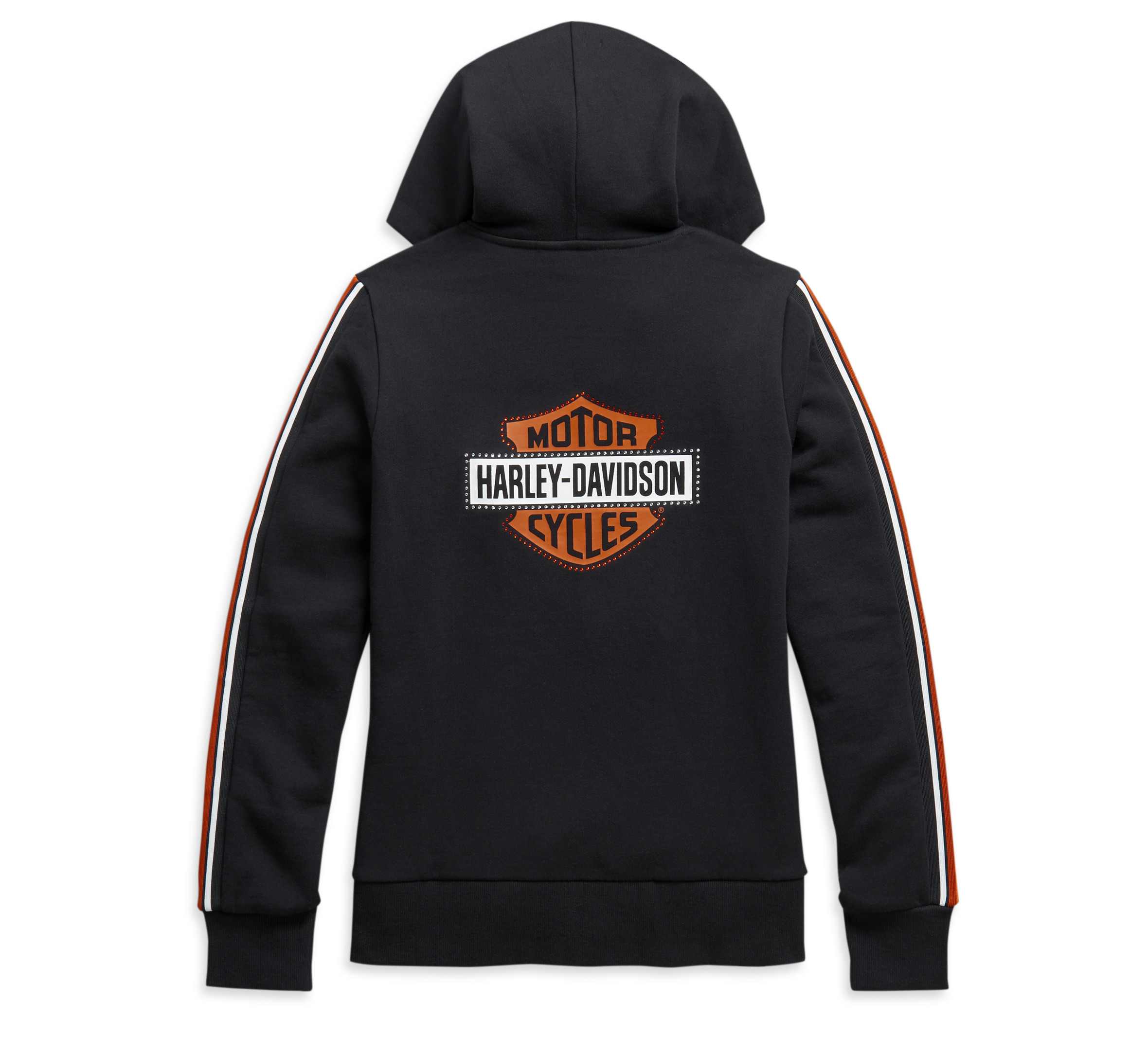Black Sleeve Stripe Hoodie
