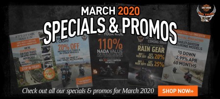 Check out Our March 2020 Harley-Davidson Specials Near Joplin MO