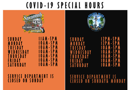 Corona Virus store hours