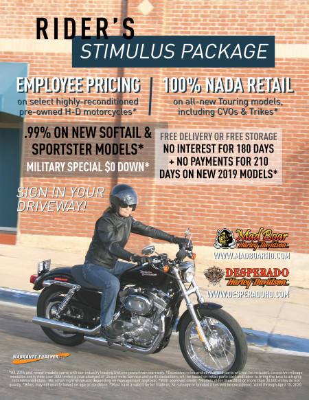 Rider's Stimulus Package