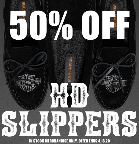 50% OFF H-D SLIPPERS