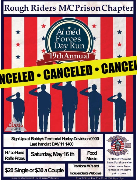 • CANCELED • 19th Annual Armed Forces Day Run