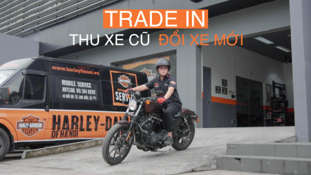 Thu xe cũ - Đổi xe Harley-Davidson mới toanh