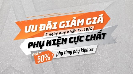 Ưu đãi lên đến 50% phụ tùng - phụ kiện tại Freedom Sale Day