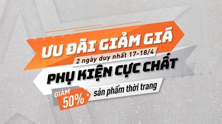 Ưu đãi lên đến 50% phụ kiện thời trang tại Freedom Sale Day