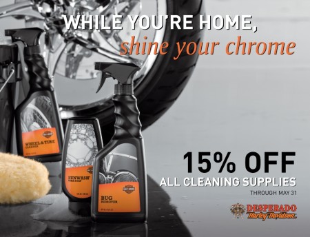 While you're home, shine your chrome!
