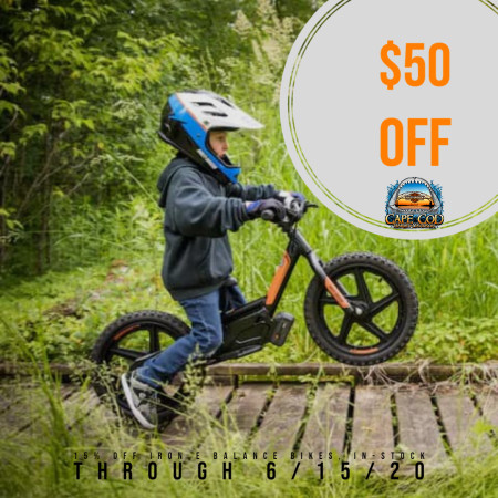 $50 Off IronE Electric Bike for Kids!