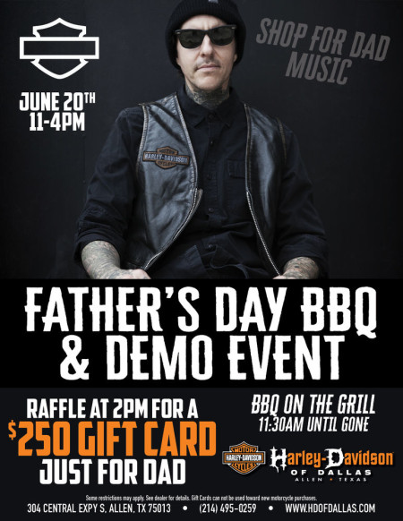 Father's Day BBQ and Demo Event!