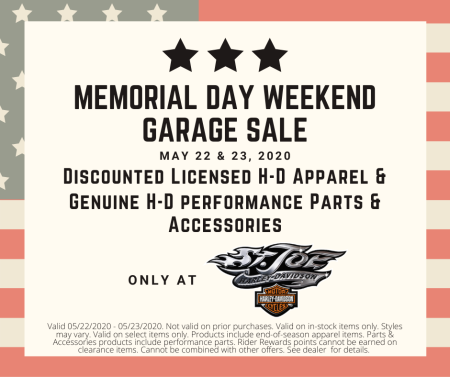 Memorial Day Weekend Garage Sale