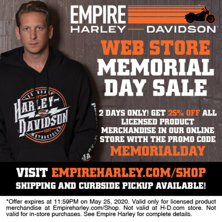 Online Store Memorial Day Sale