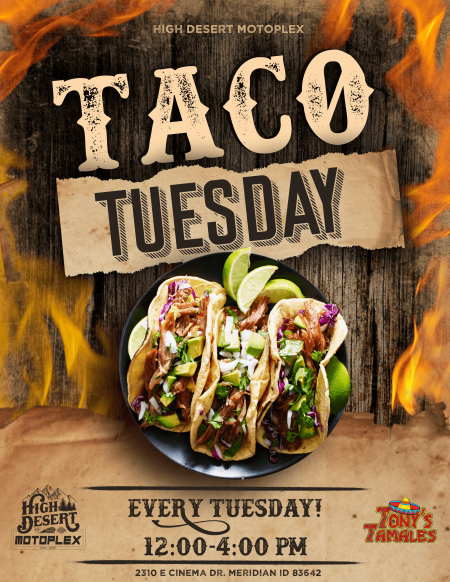 TACO TUESDAY EVERY TUESDAY