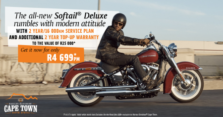 The all-new Softail® Deluxe rumbles with modern attitude