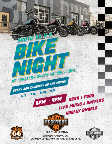 ROute 66 H-D September Bike Night @ Scooters South 40