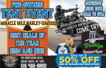 Pre-Owned Tent Event