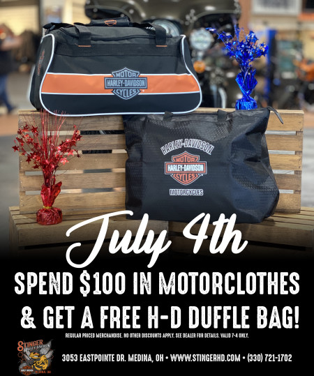 Get a FREE duffle bag!