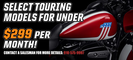 SELECT TOURING MODELS UNDER $299 PER MONTH!