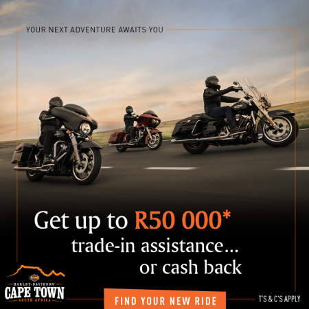 Get up to R50 000* Trade-In Assistance or Cash Back