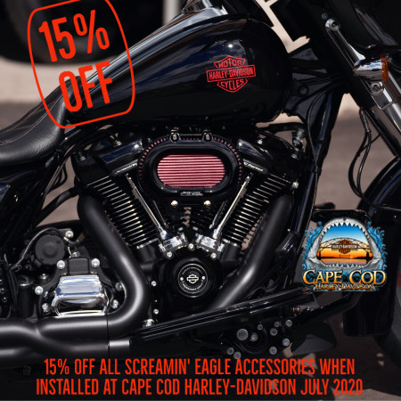 15% OFF Screamin' Eagle Accessories