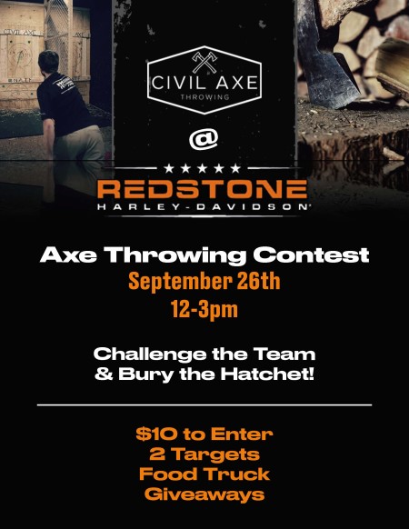 Axe Throwing Contest!