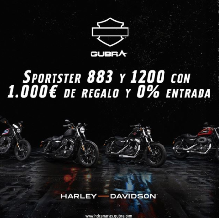 1.000€ DE REGALO POR LA COMPRA DE TU SPORTSTER