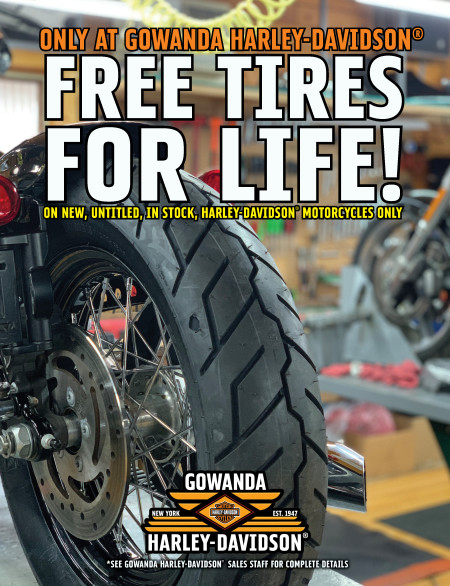FREE TIRES FOR LIFE