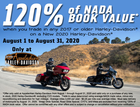 120% of NADA Book Value