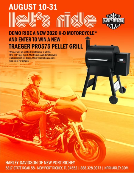 Demo Ride a NEW 2020 H-D motorcycle > and enter to win
