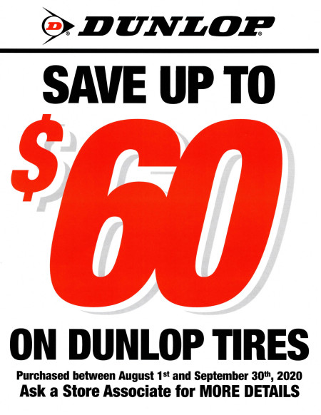 Dunlop Tire Promo