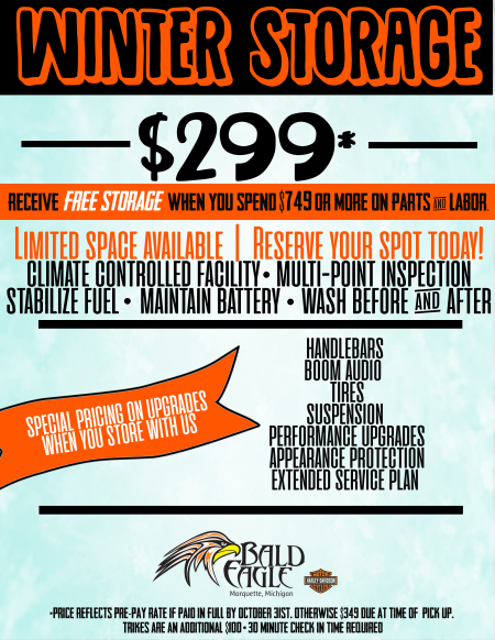 Winter Storage Drop-Off