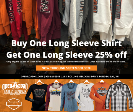 Buy One Long Sleeve Shirt Get One Long Sleeve 25% off