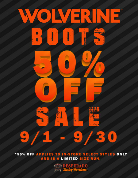 50% Off Select Boots