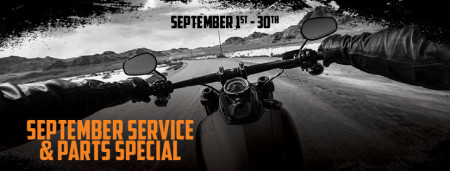 September Service and Parts Special - Handlebars!