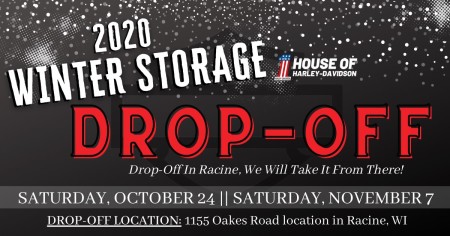 Winter Storage Drop-Off (Racine)