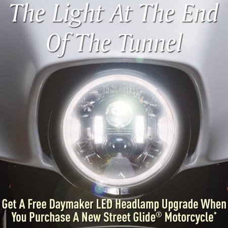 Free Daymaker Headlamp When You Purchase A New Street Glide